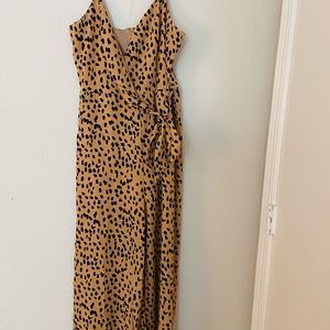 Forever 21 Leopard PRint Jumpsuit